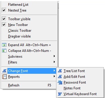 Change Fonts